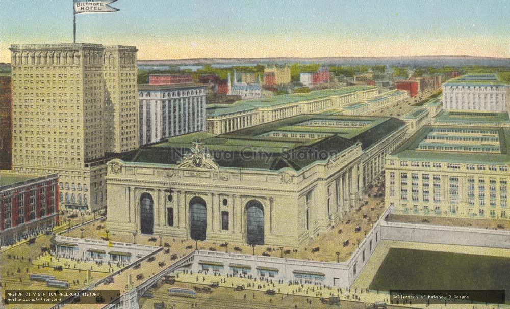 Postcard: Grand Central Terminal Station, New York City